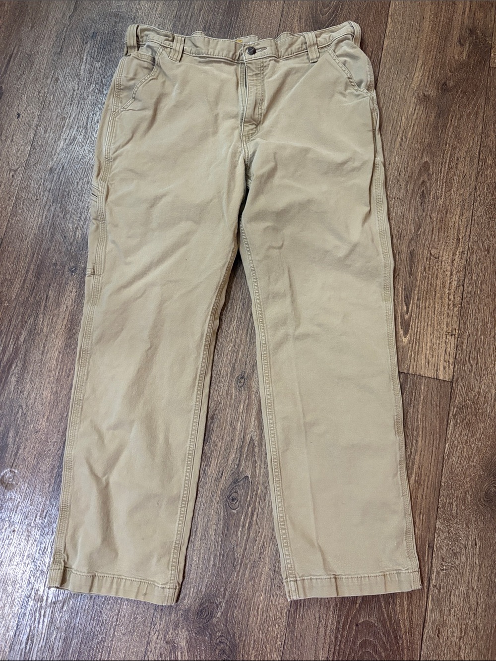 Carhartt Men's Tan Straight-Leg Chinos
